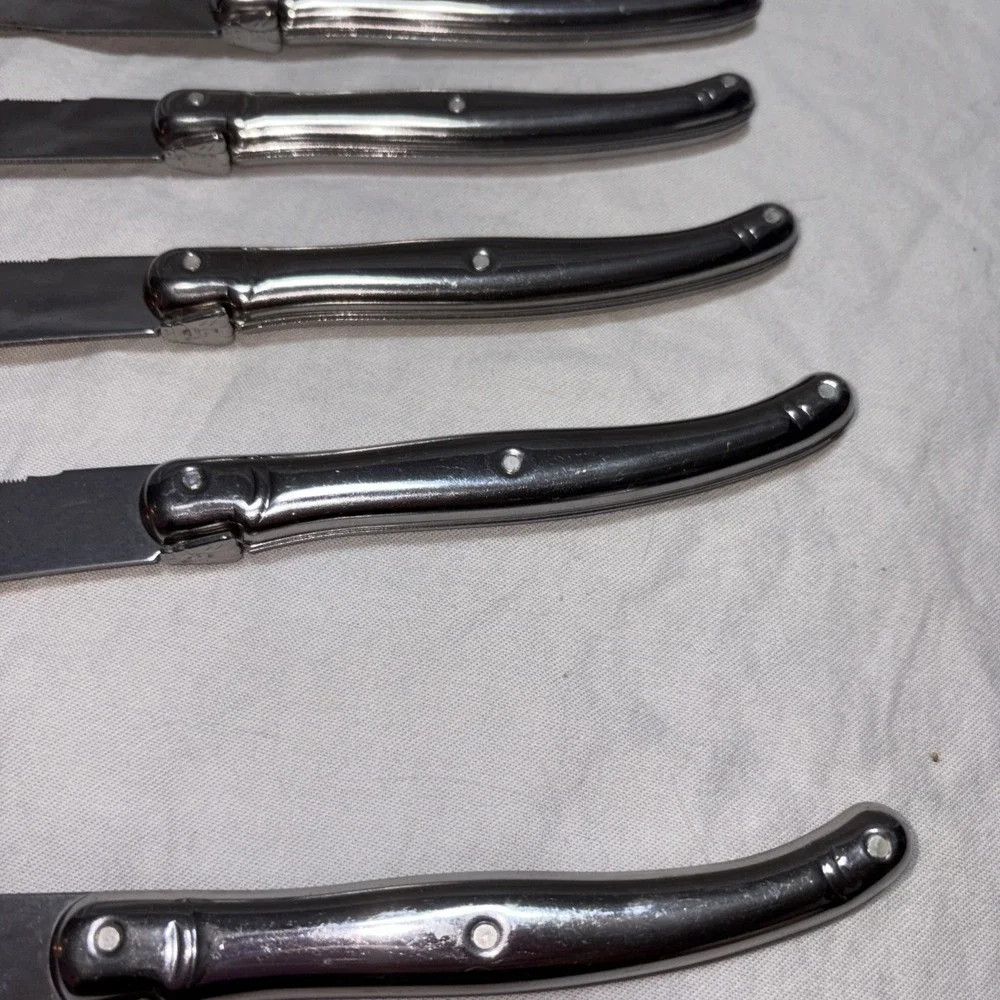 LAGUIOLE Kitchen‎ STEAK KNIFE SET MADE IN FRANCE Rare